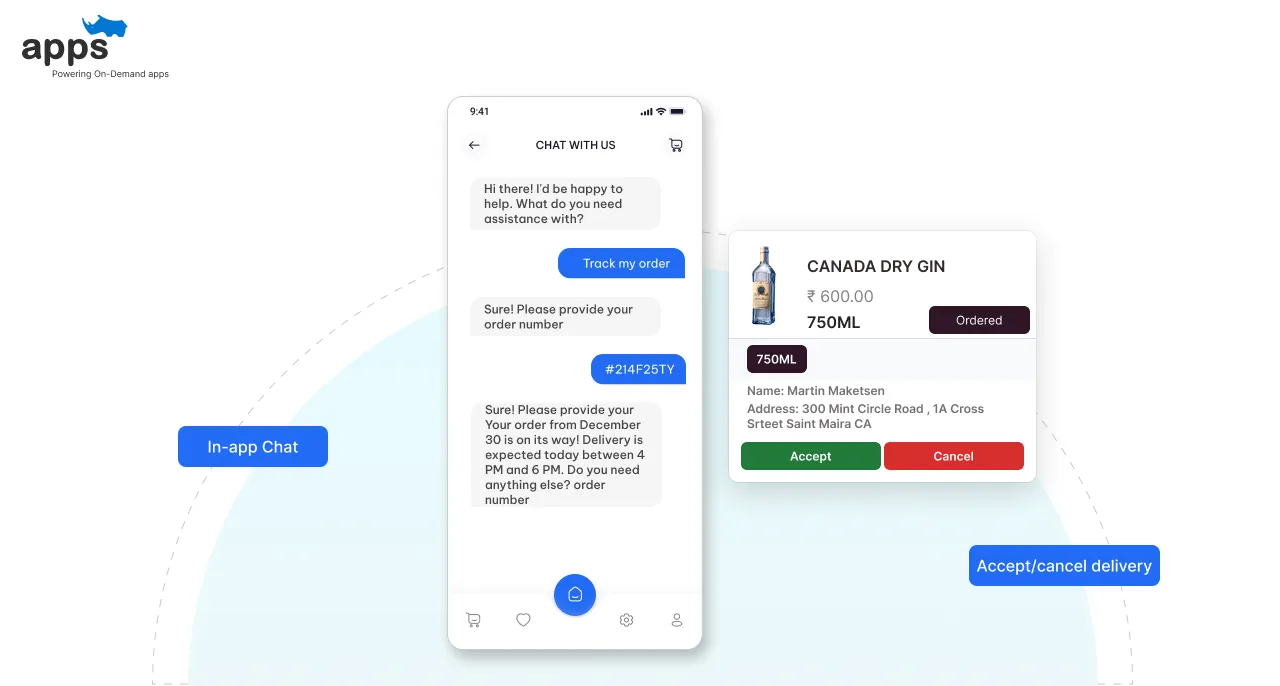 Delivery Agent Panel