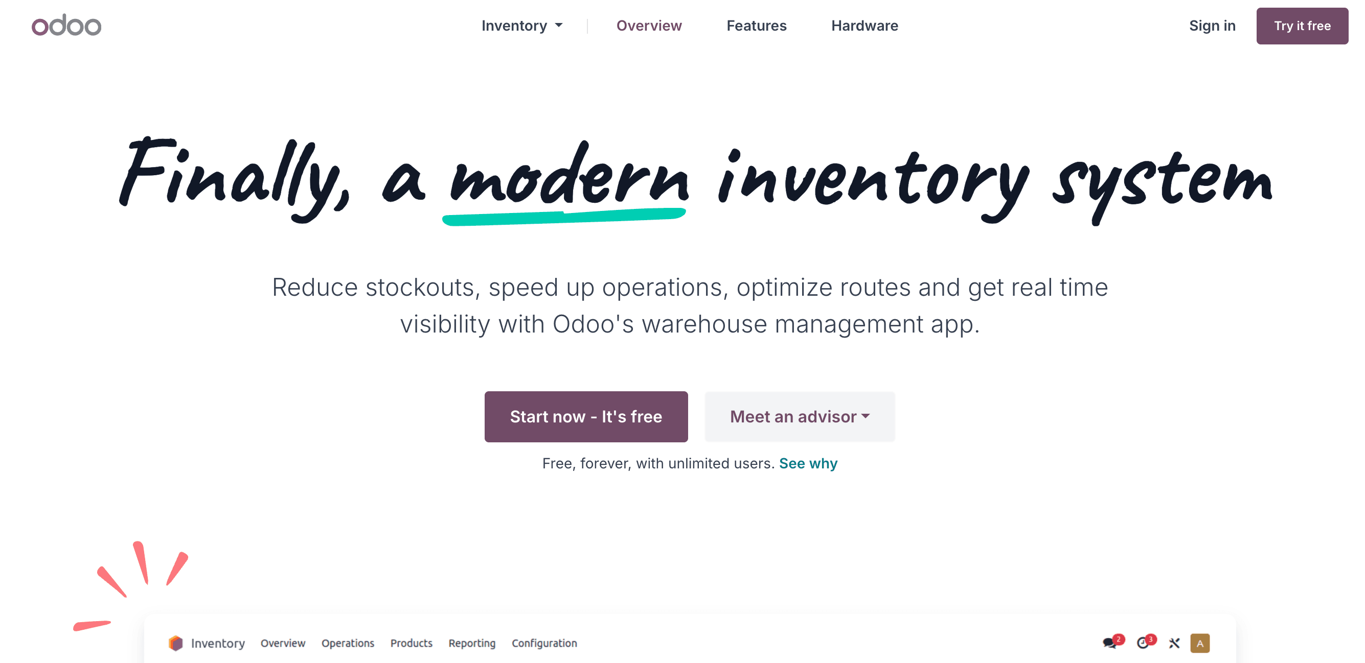 Odoo Inventory