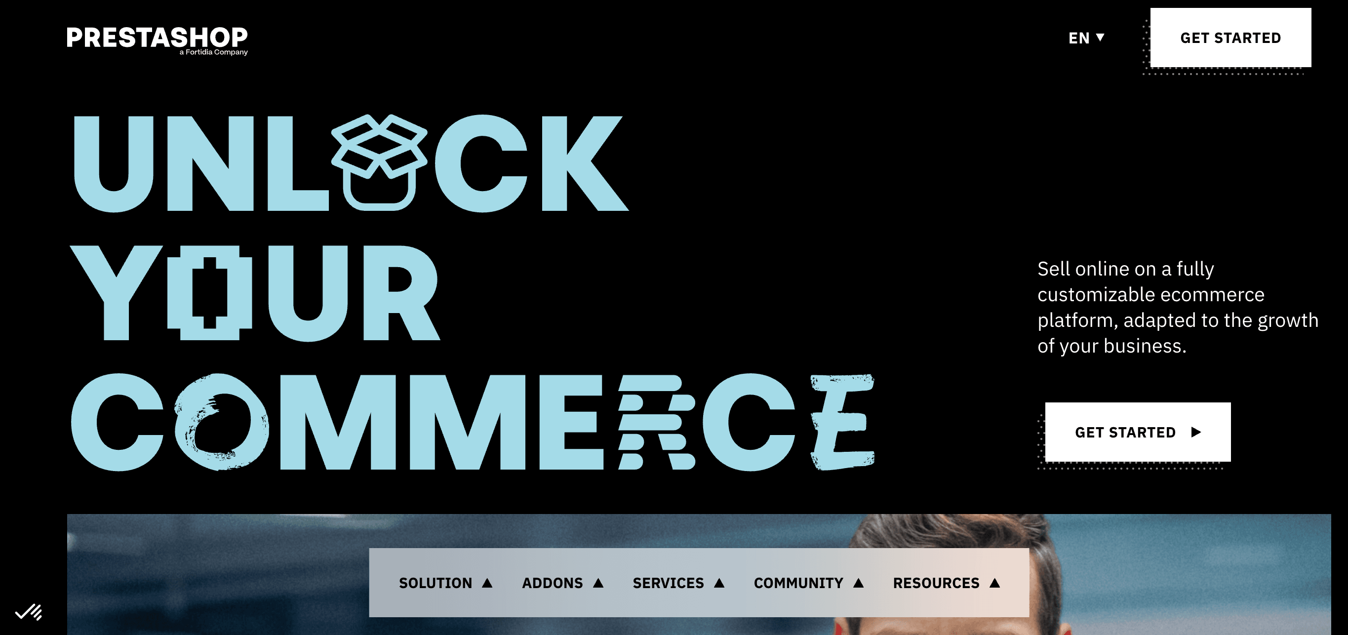 PrestaShop home