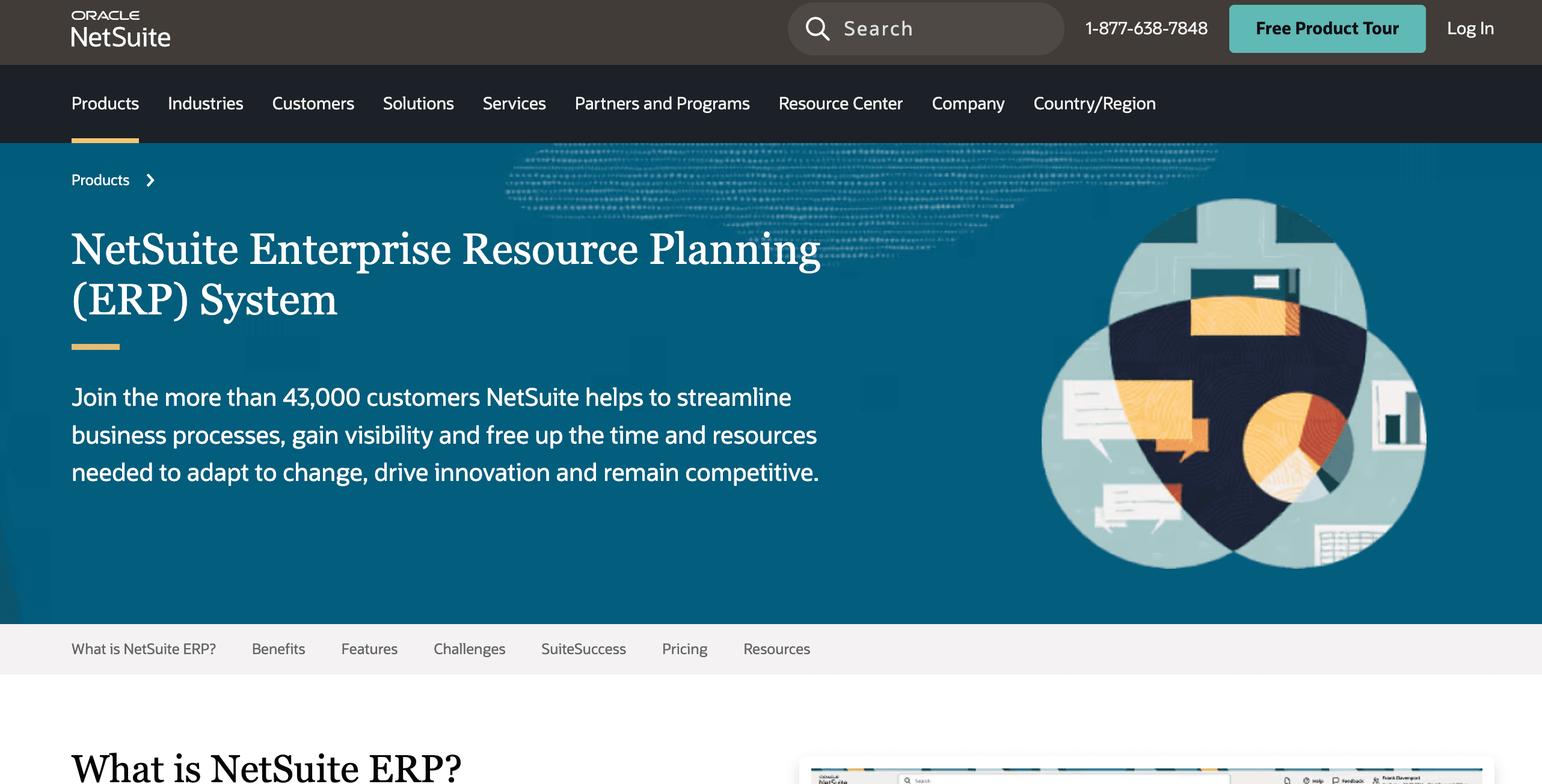 Oracle NetSuite ERP home